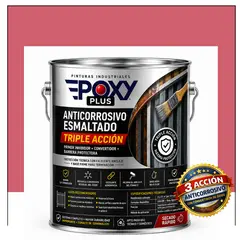 EPOXY - Anticorrosivo Profesional 3 en 1 - Directo sobre Óxido - GALÓN - ROSA