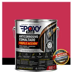 EPOXY - Anticorrosivo Profesional 3 en 1 - Directo sobre Óxido - GALÓN - ROJO FRESA
