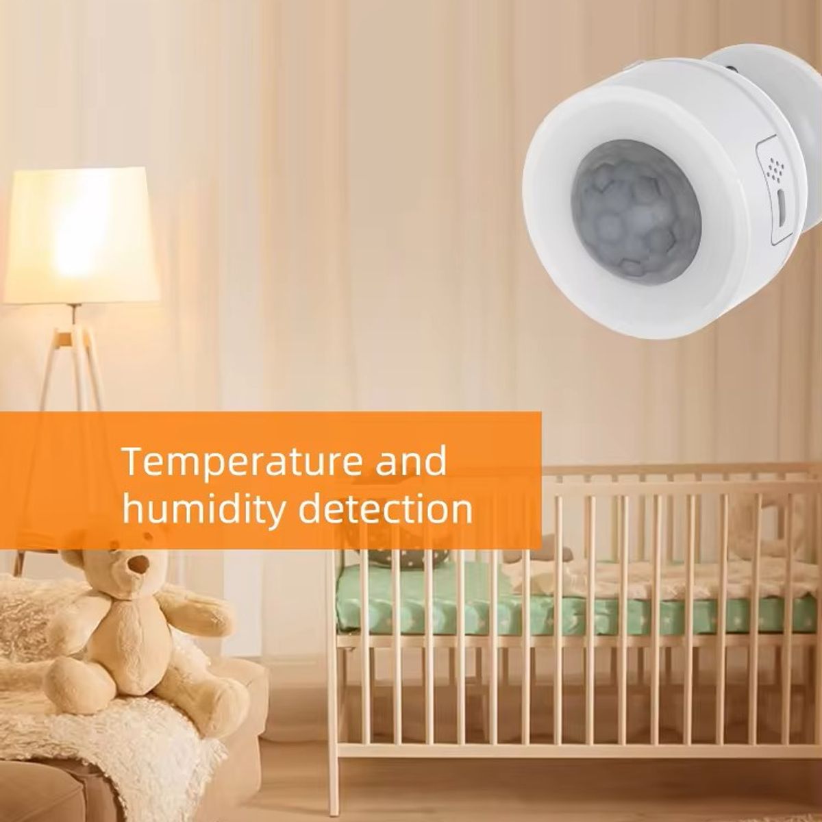 GENERICO - Sensor de movimiento PIR Wifi IR USB función de Humedad y Temperatura