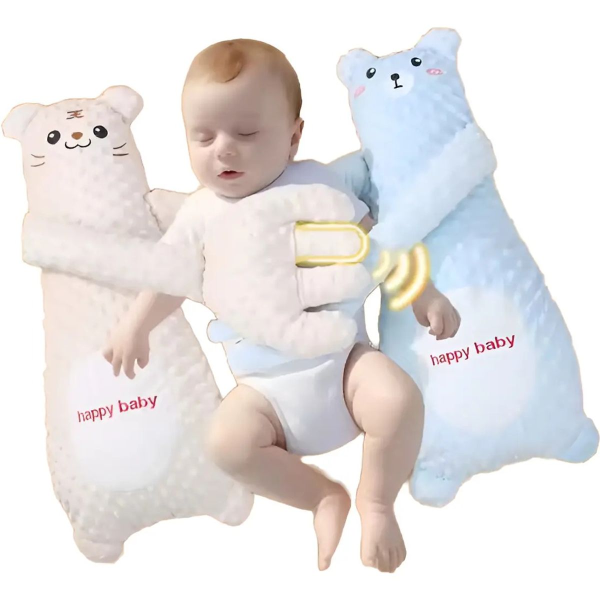 GENERICO - Almohada Apego Grande Para Bebes Con Palmada Automática