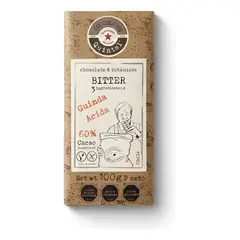 CHOCOLATES QUINTAL - Quintal - Chocolate Bitter 60% Cacao Con Guinda Ácida - 100g