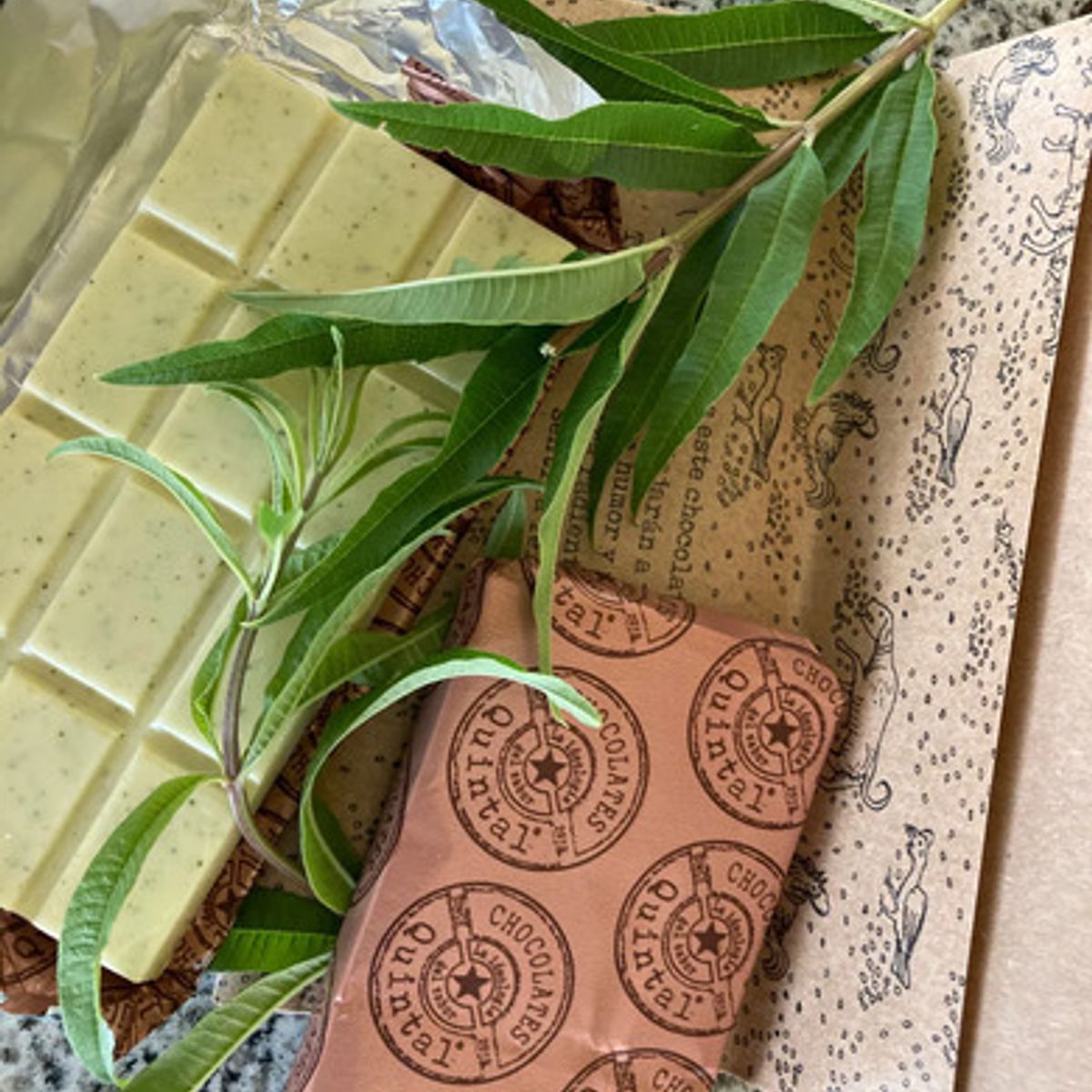 CHOCOLATES QUINTAL - Chocolate Blanco Cedrón 37% Cacao 100g - Quintal