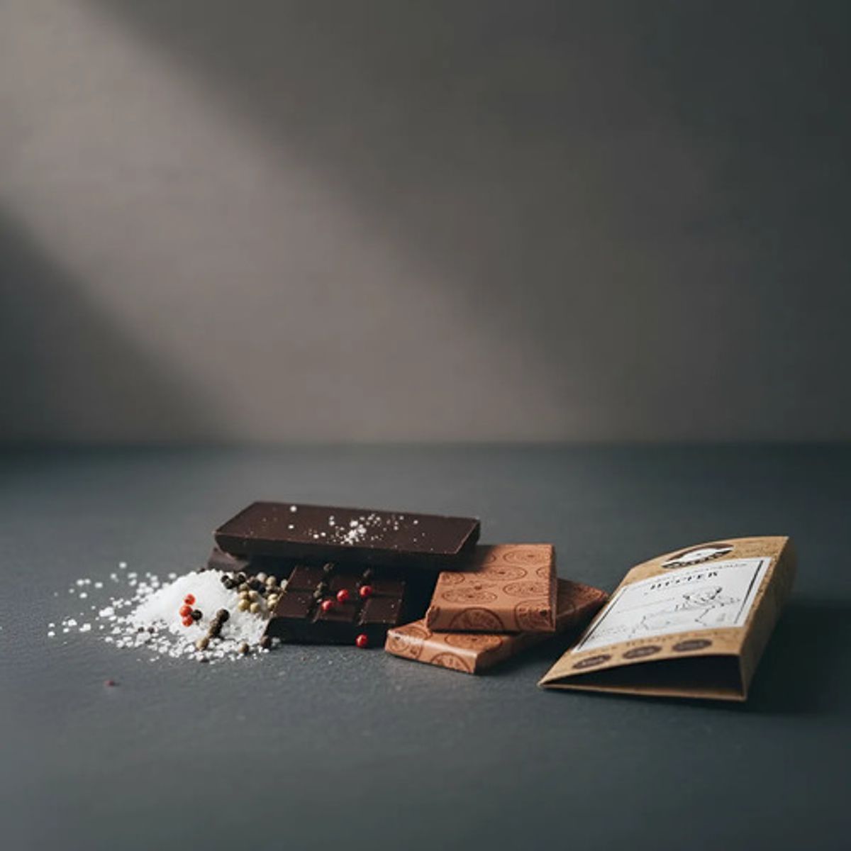 CHOCOLATES QUINTAL - Chocolate Bitter Sal Y Pimienta 60% Cacao 50g - Quintal