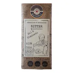CHOCOLATES QUINTAL - Chocolate Bitter Sal Y Pimienta 60% Cacao 100g - Quintal