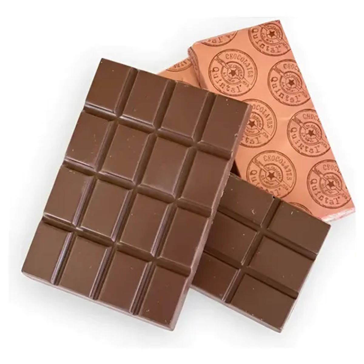 CHOCOLATES QUINTAL - Quintal - Chocolate De Leche 43% Cacao - Barra 50g