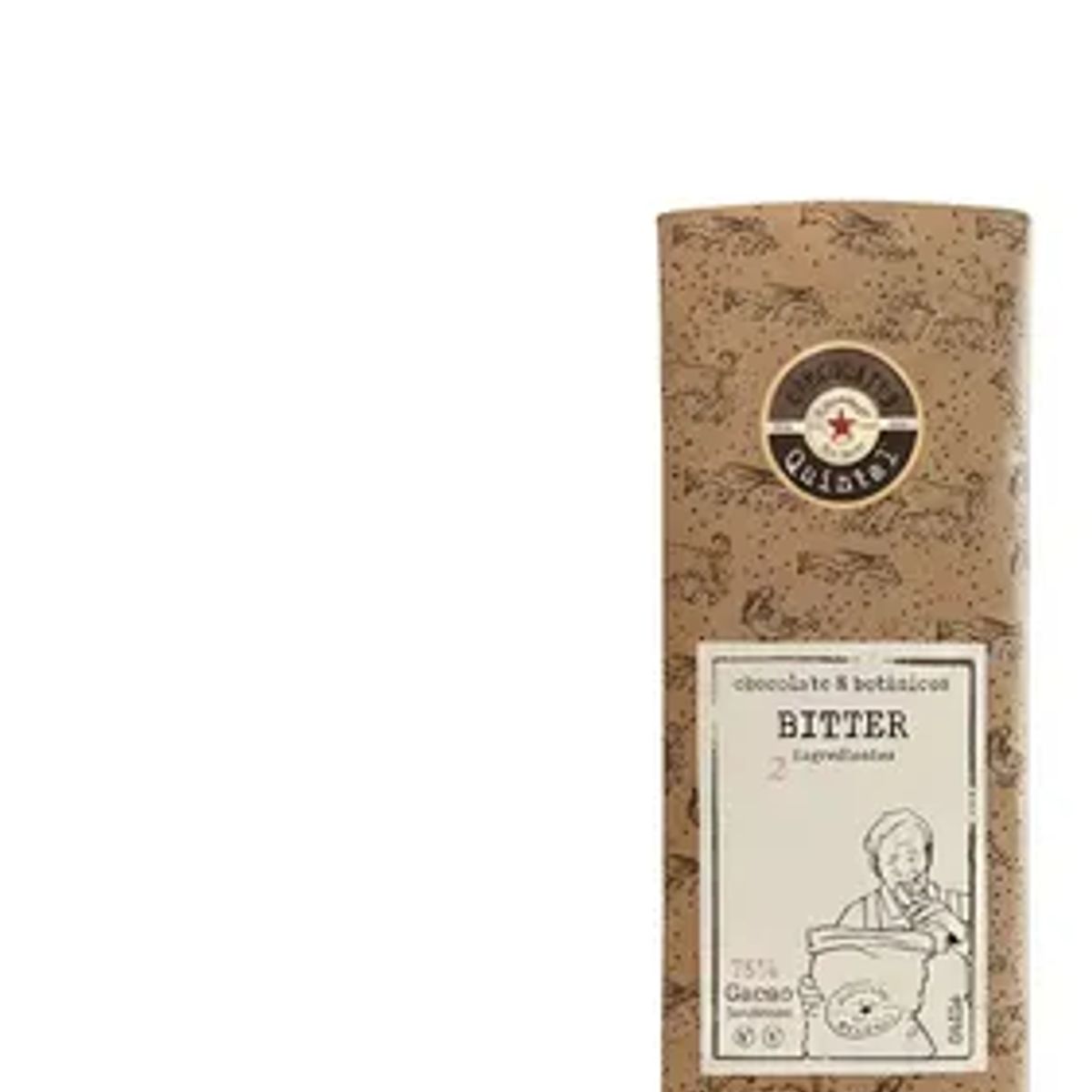 CHOCOLATES QUINTAL - Chocolate Bitter 75% Cacao 250g - Quintal