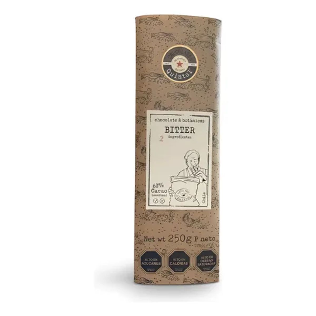 CHOCOLATES QUINTAL - Chocolate Bitter 60% Cacao 250g - Quintal