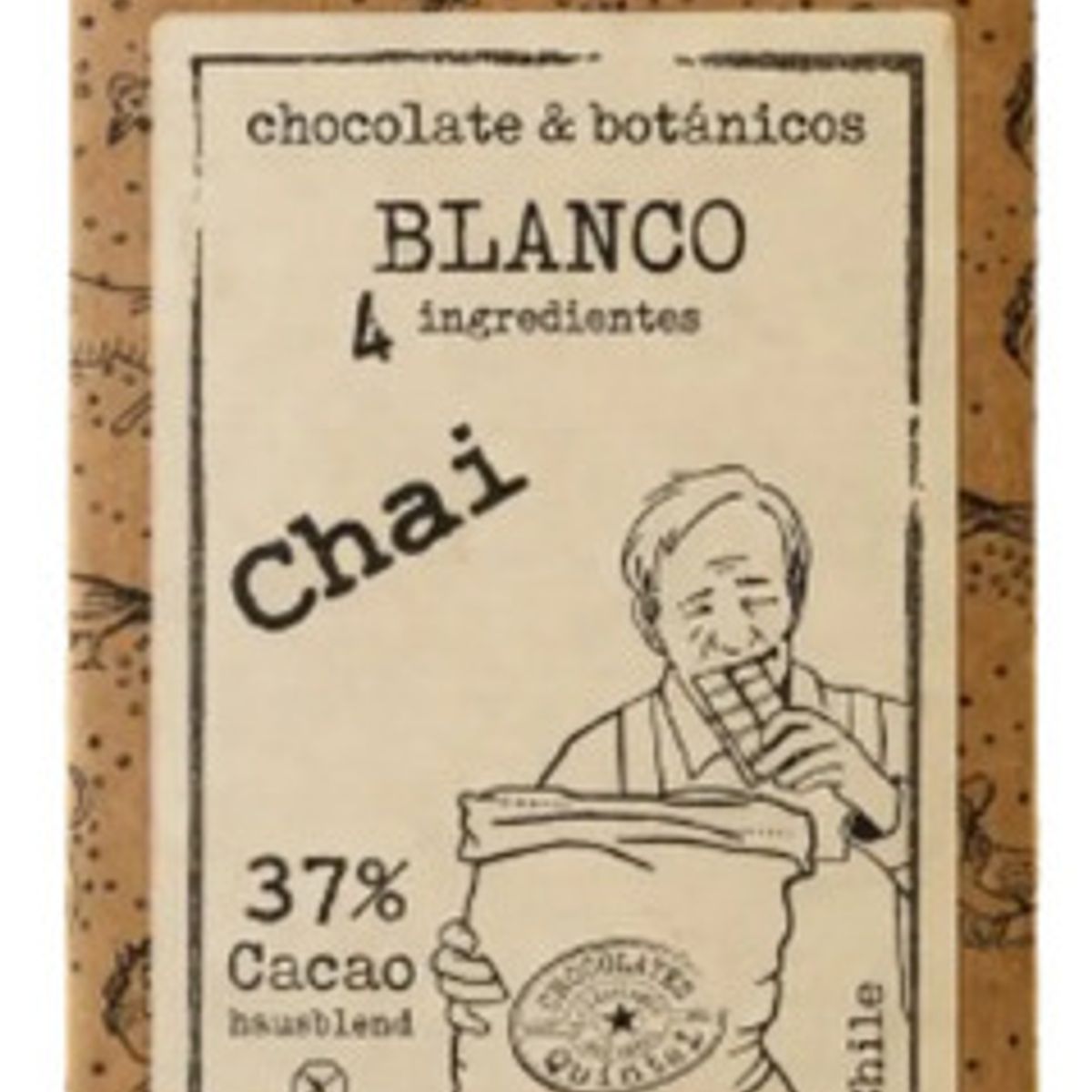 CHOCOLATES QUINTAL - Chocolate Blanco Chai 37% Cacao 50g - Quintal