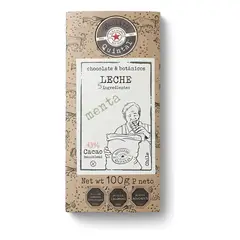 CHOCOLATES QUINTAL - Chocolate De Leche Y Menta 43% Cacao 100g - Quintal