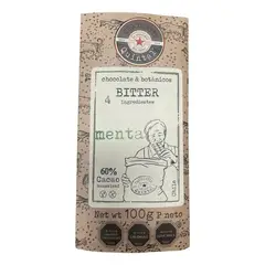 CHOCOLATES QUINTAL - Chocolate Bitter Menta 60% Cacao 100g - Quintal