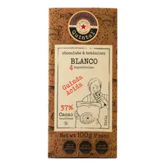 CHOCOLATES QUINTAL - Chocolate Blanco Guinda Ácida 37% Cacao 100g - Quintal