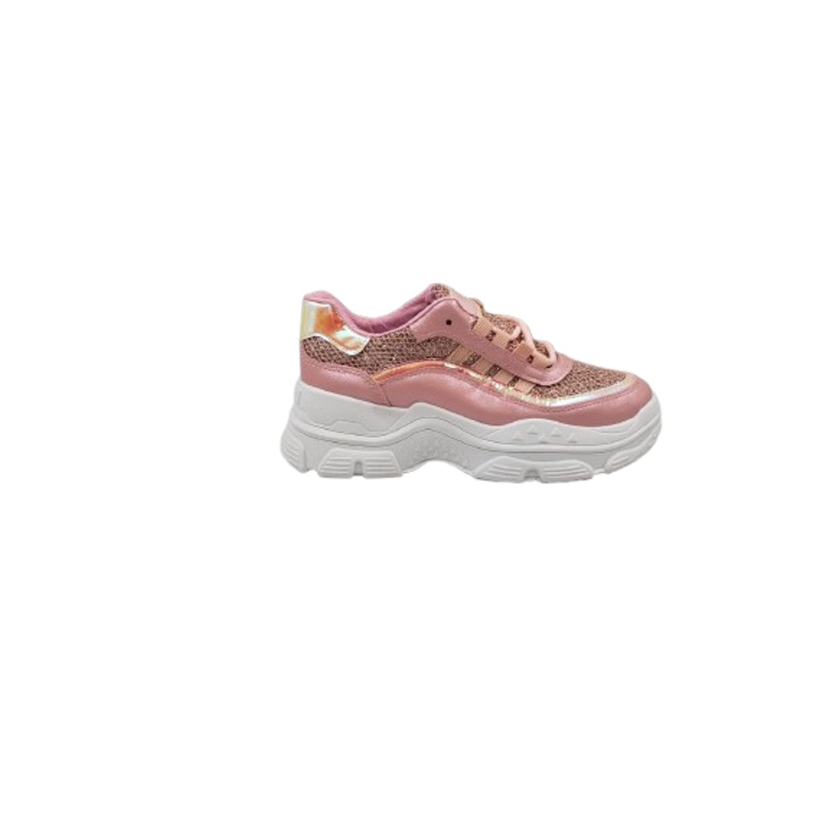HERIEL - Zapatilla Urbana Plataforma Rosa Tornasol