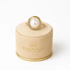 MAGNOLIA - Anillo perla clasica