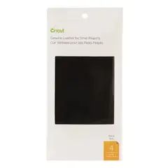 CRICUT - Cuero Original Para Proyectos Pequeños 3 x 6 in Negro