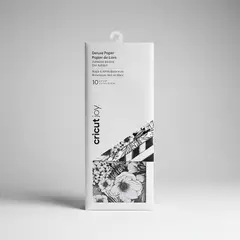 CRICUT - Papel Deluxe Negro y Blanco Botanicals