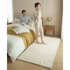 GENERICO - Alfombra Bajada de Cama Piel Sintética Soft 02