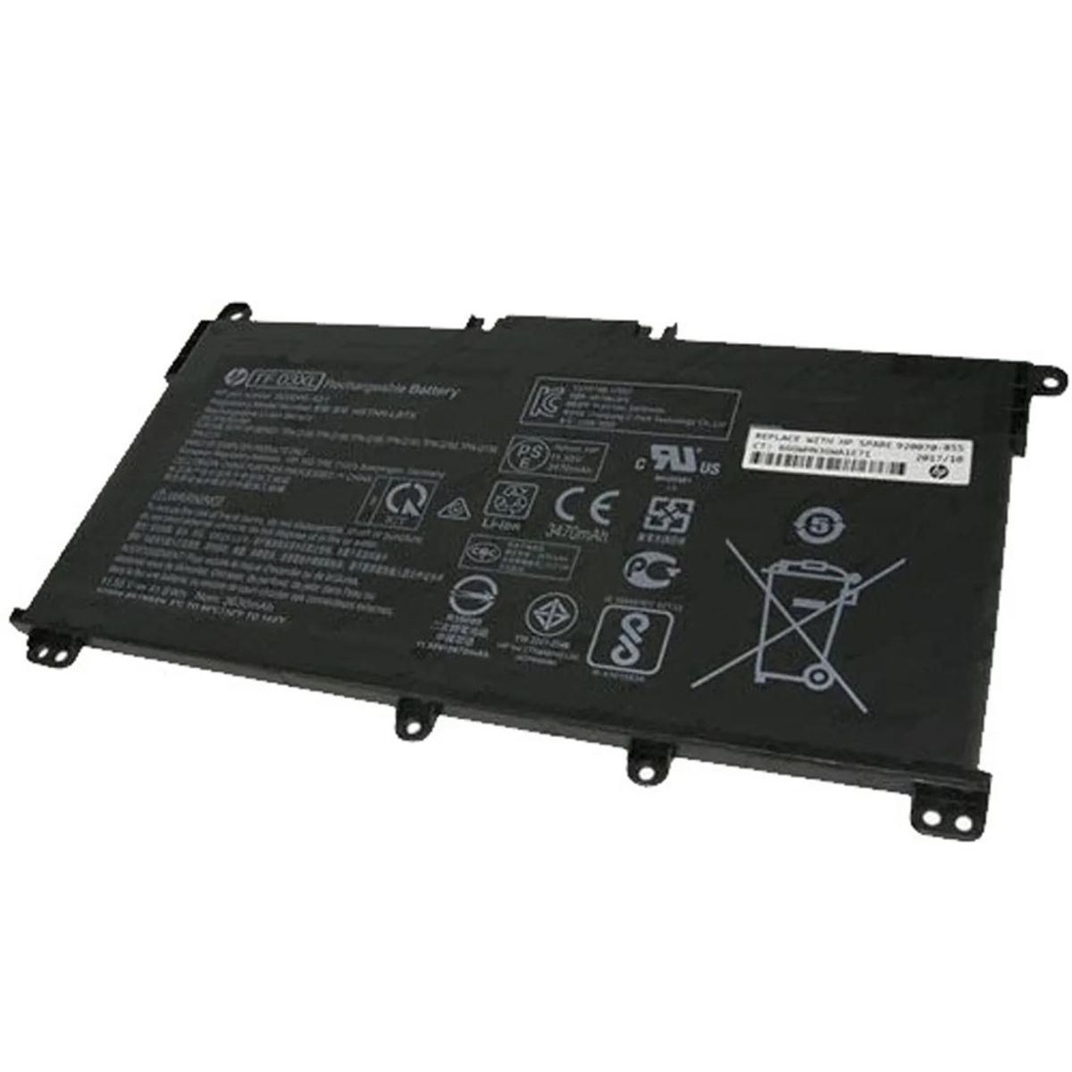 GENERICO - BATERIA PARA NOTEBOOK HP PAVILION 14-BP 15-CC ORIG 4 CELDAS NEGRO TF03XL HT03XL