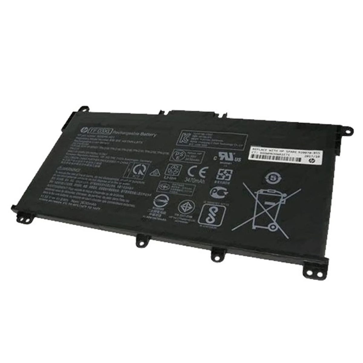 GENERICO - BATERIA PARA NOTEBOOK HP PAVILION 14-BP 15-CC ORIG 4 CELDAS NEGRO TF03XL HT03XL