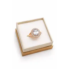 MAGNOLIA - Anillo aura imperial laminado en oro 18k