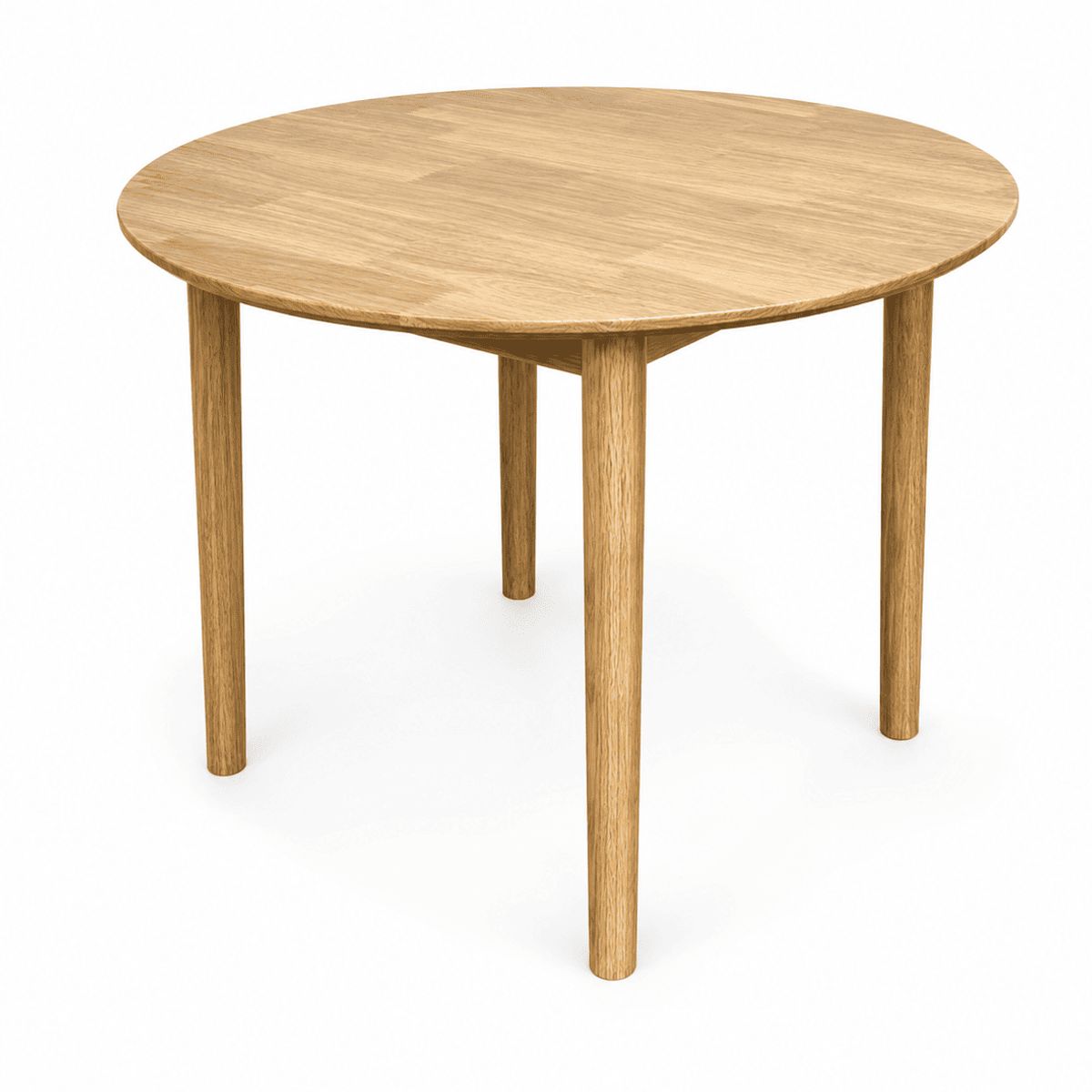 MOBOI - Mesa Comedor Oslo Redonda 100cm Madera Natural