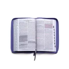 UNILIT - Biblia de Promesas Reina Valera 1960 Letra grande 12 puntos Lavanda