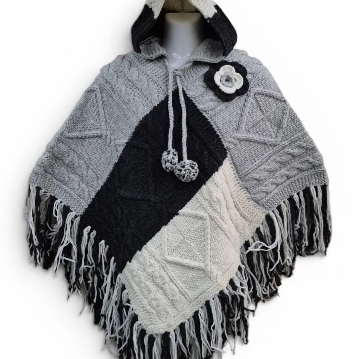 MORLAN - Ponchos de Lana de Oveja Tejidos a Mano