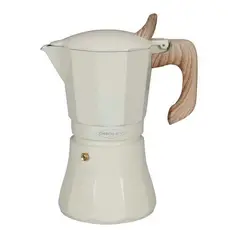 OROLEY - Cafetera Italiana Petra Cream 12 tazas