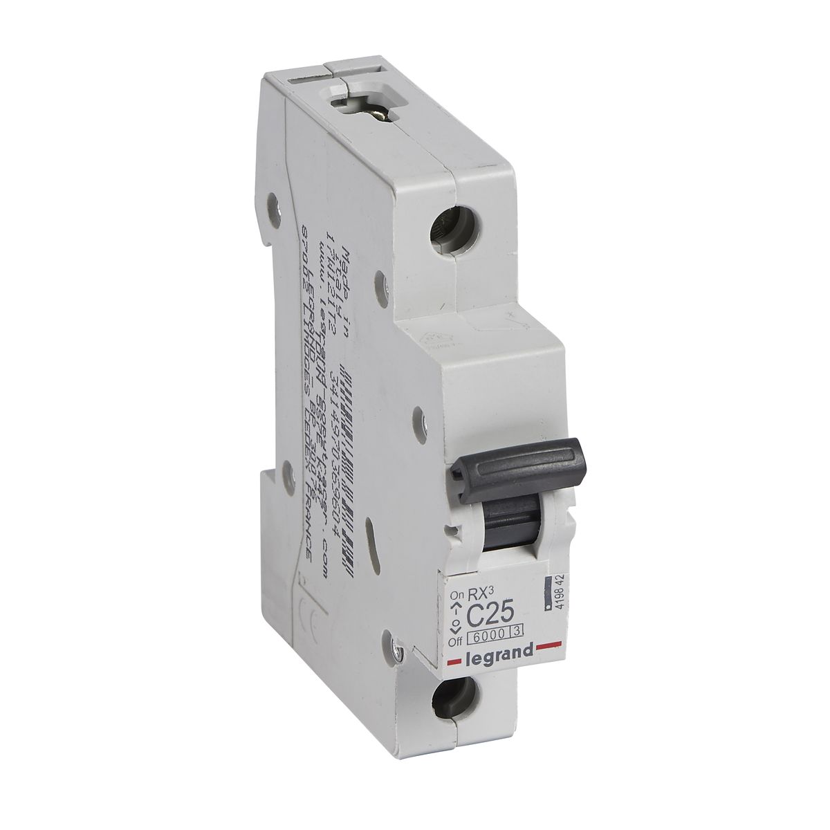 LEGRAND - Interruptor Automático 1P 25A C 6Ka Rx3