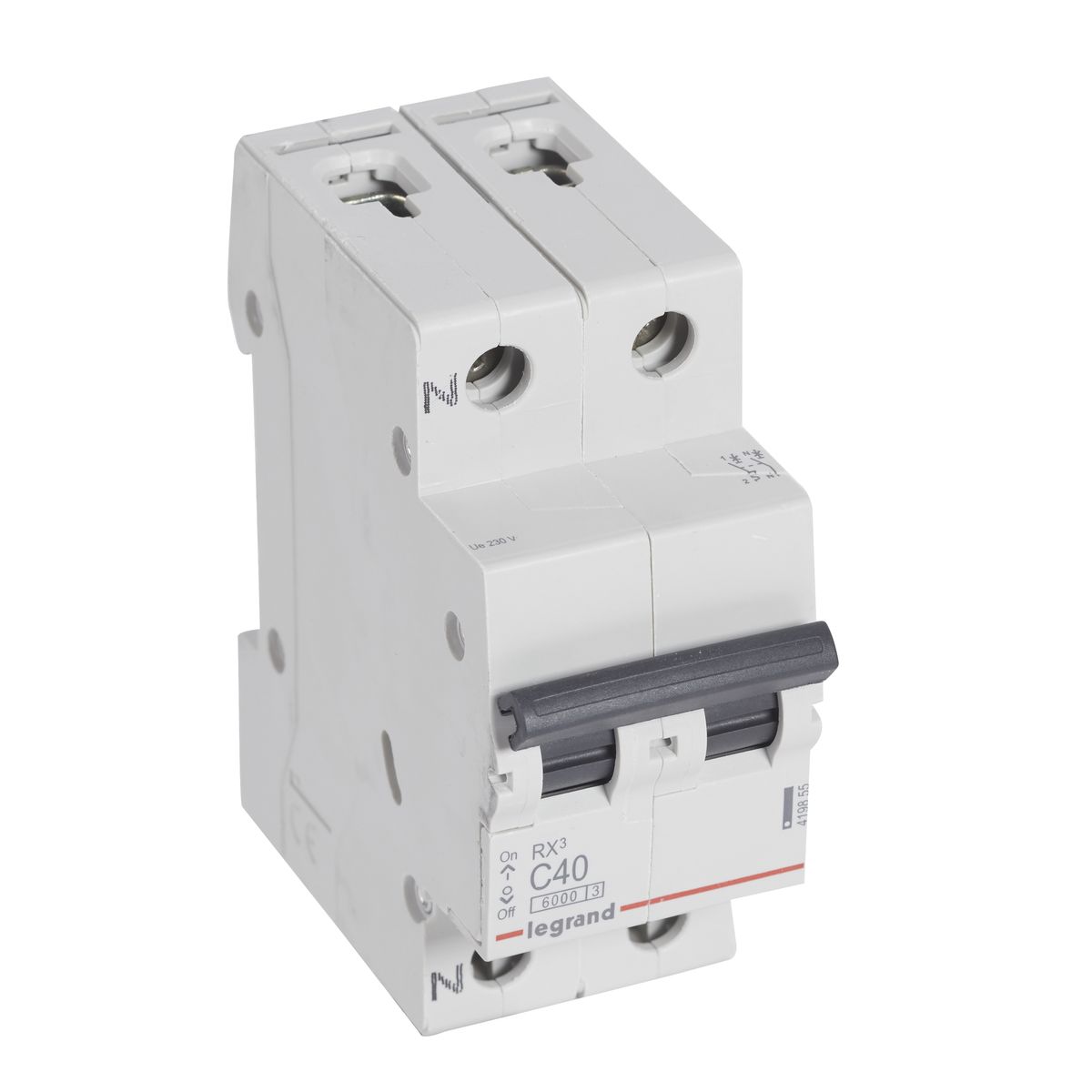 LEGRAND - Interruptor Automático 1P+N 40A C 6Ka Rx3