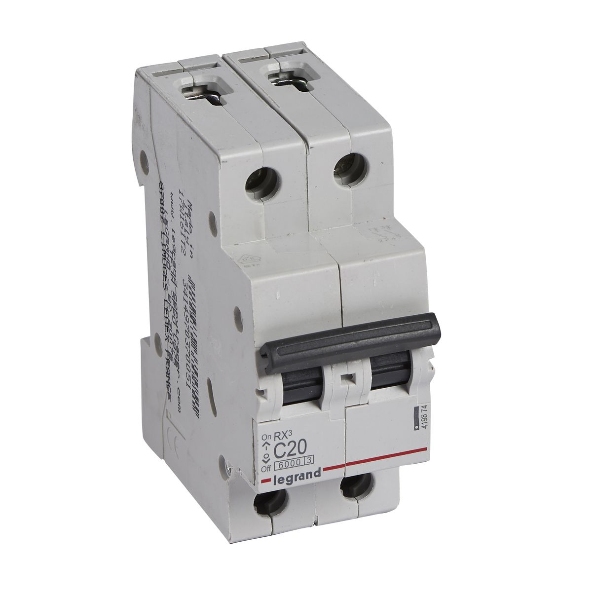 LEGRAND - Interruptor Automático 2P 20A C 6Ka Rx3