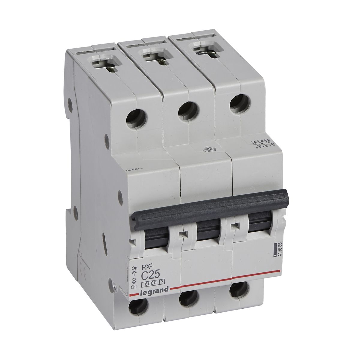 LEGRAND - Interruptor Automático 3P 25A C 6Ka Rx3