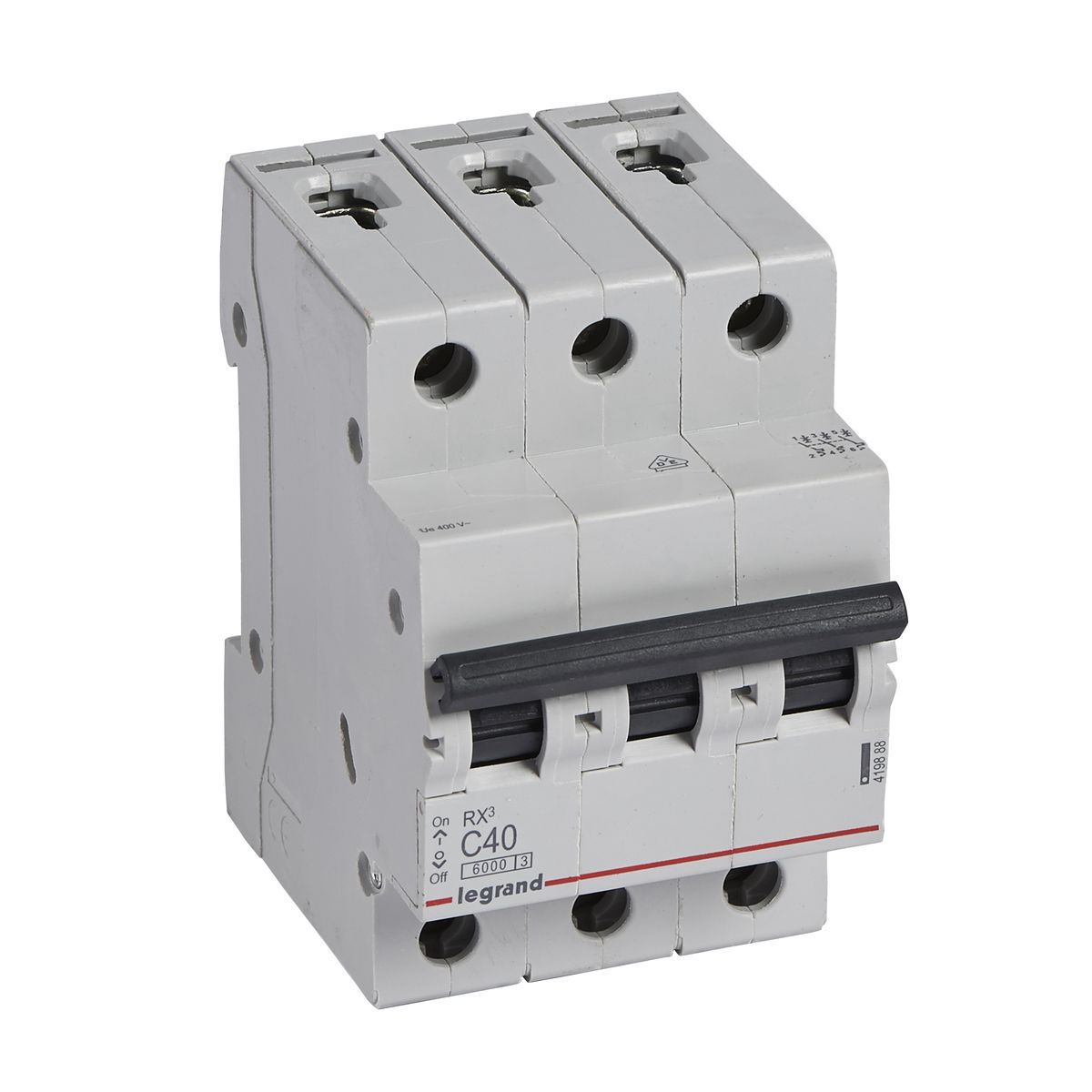 LEGRAND - Interruptor Automático 3P 40A C 6Ka Rx3