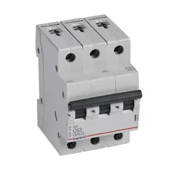 LEGRAND - Interruptor Automático 3P 63A C 6Ka Rx3