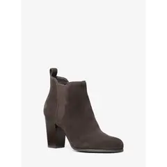 MICHAEL KORS - Botín de Cuero Gamuza color chocolate