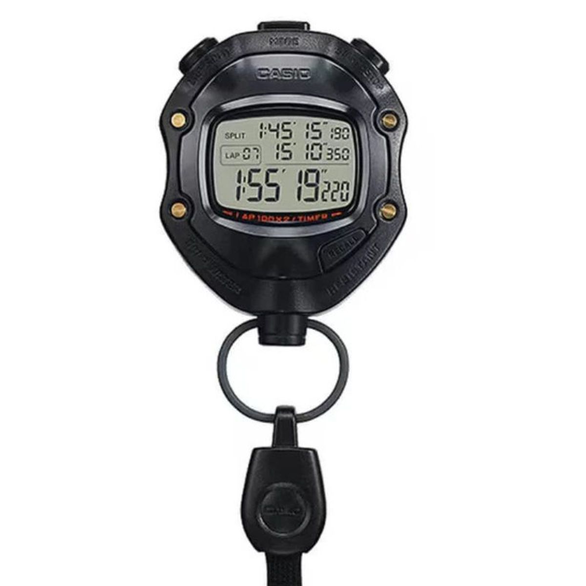 CASIO - cronometro casio hs-80tw-1df negro deportivo