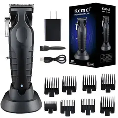 KEMEI - Kemei-cortadora de cabello profesional km-2296 Negro