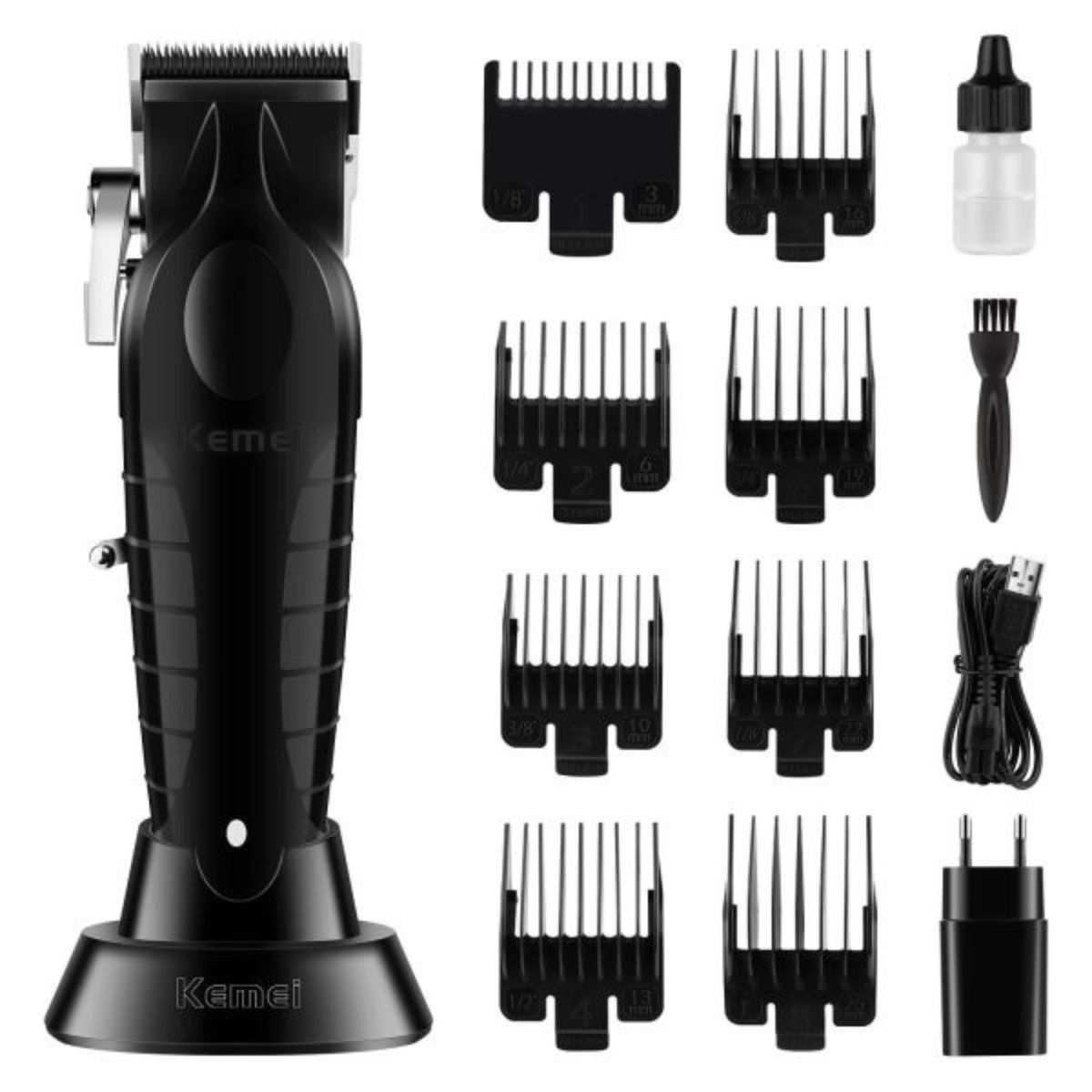 KEMEI - Kemei-cortadora de cabello profesional km-2296 Negro