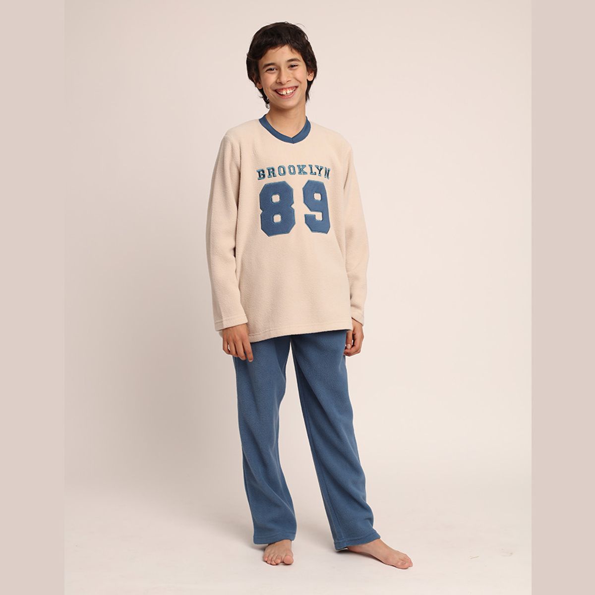 MONA - Pijama Micropolar 89 Infantil Monamour