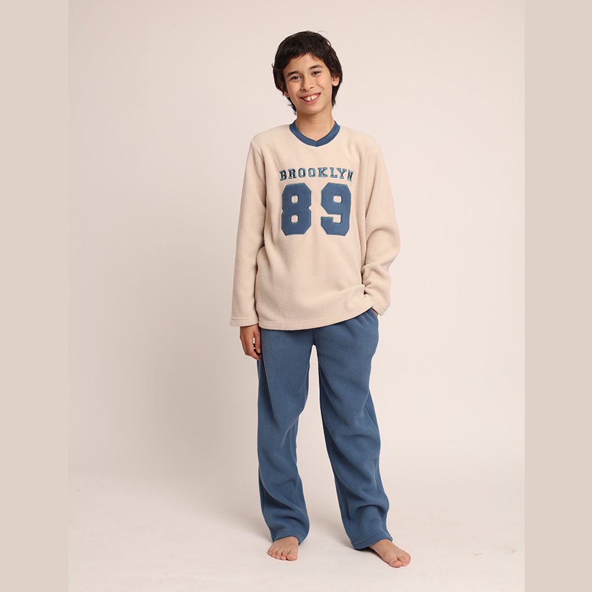 MONA - Pijama Micropolar 89 Infantil Monamour