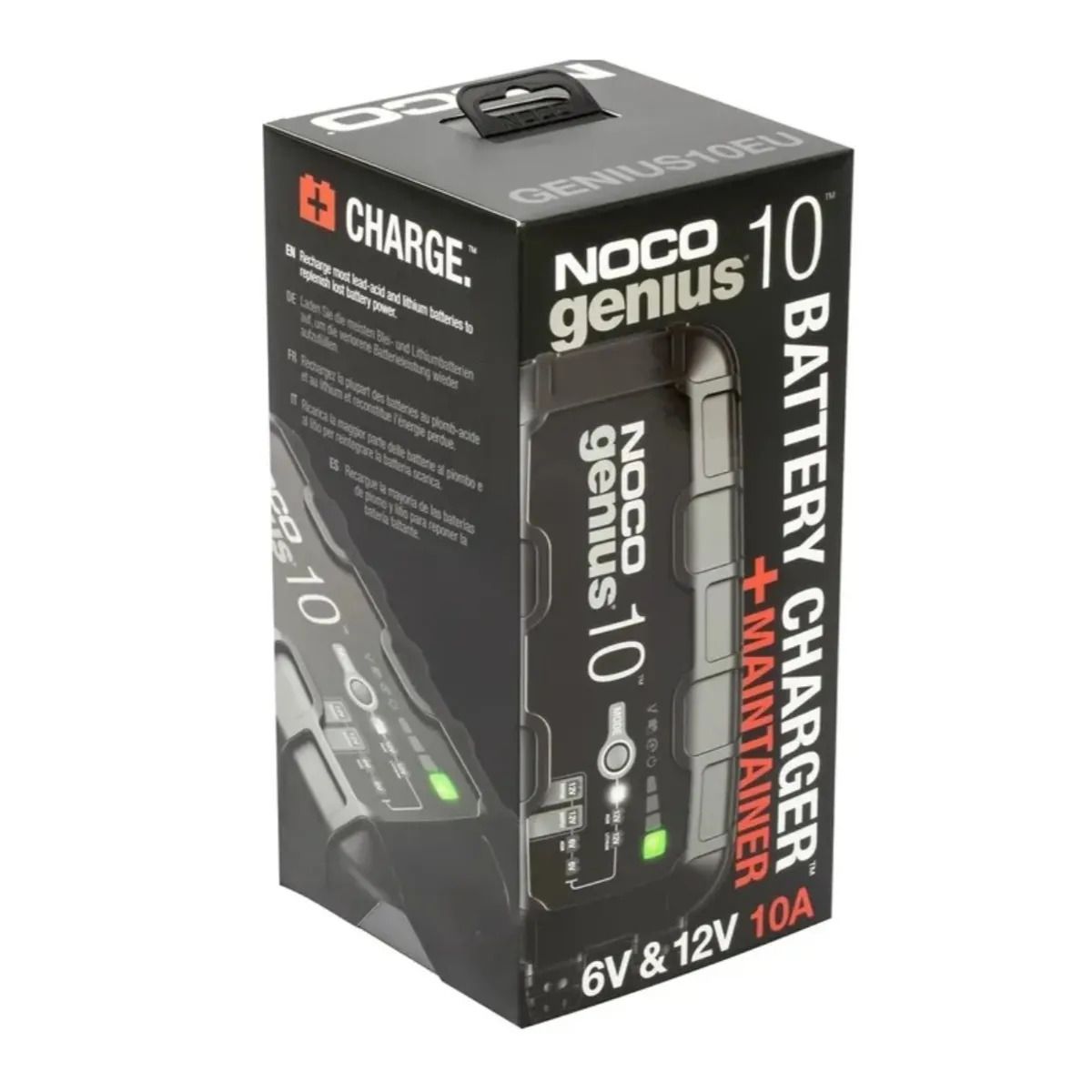 NOCO - Cargador y Mantenedor de Baterías 6V & 12V Noco Genius10
