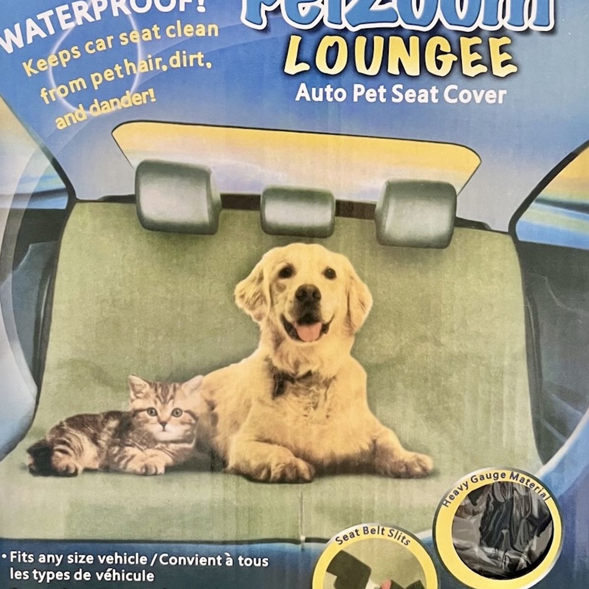 GENERICO - Cubre Asiento de Auto para Mascotas