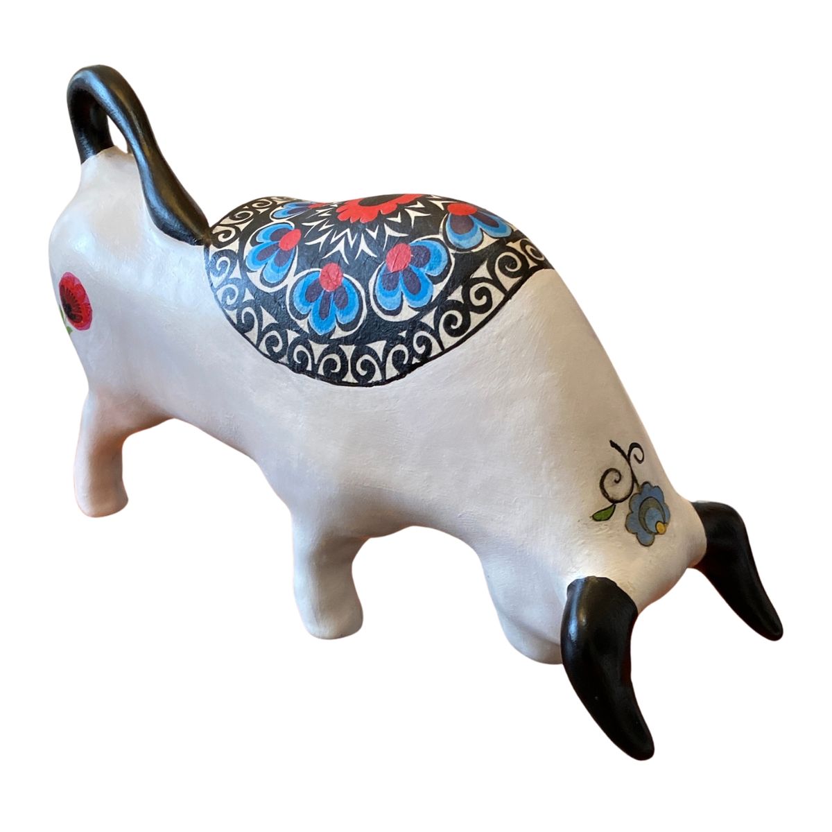 GENERICO - TORO FANTASIA DECOUPAGE EN CERAMICA