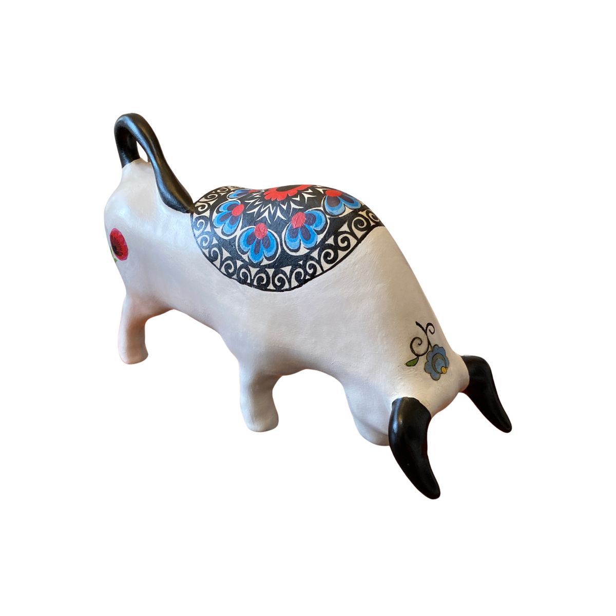 GENERICO - TORO FANTASIA DECOUPAGE EN CERAMICA