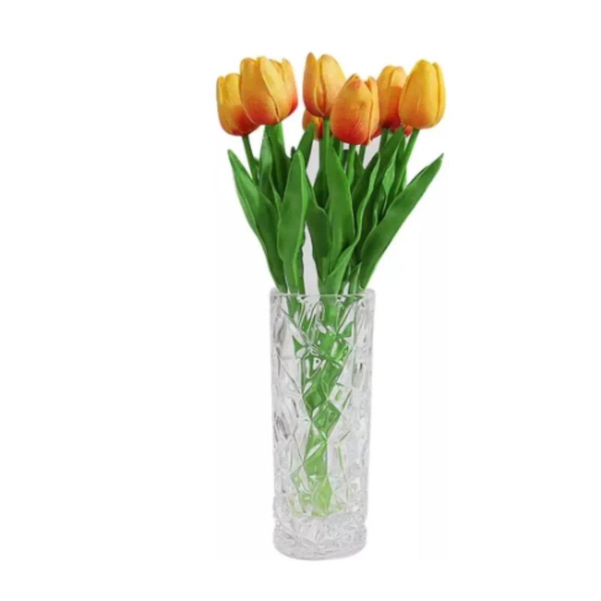 GENERICO - Ramos De 20 Tulipanes Artificiales Flor Decoración Tulipan