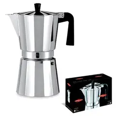 OROLEY - Cafetera Italiana Vitro 6 tazas