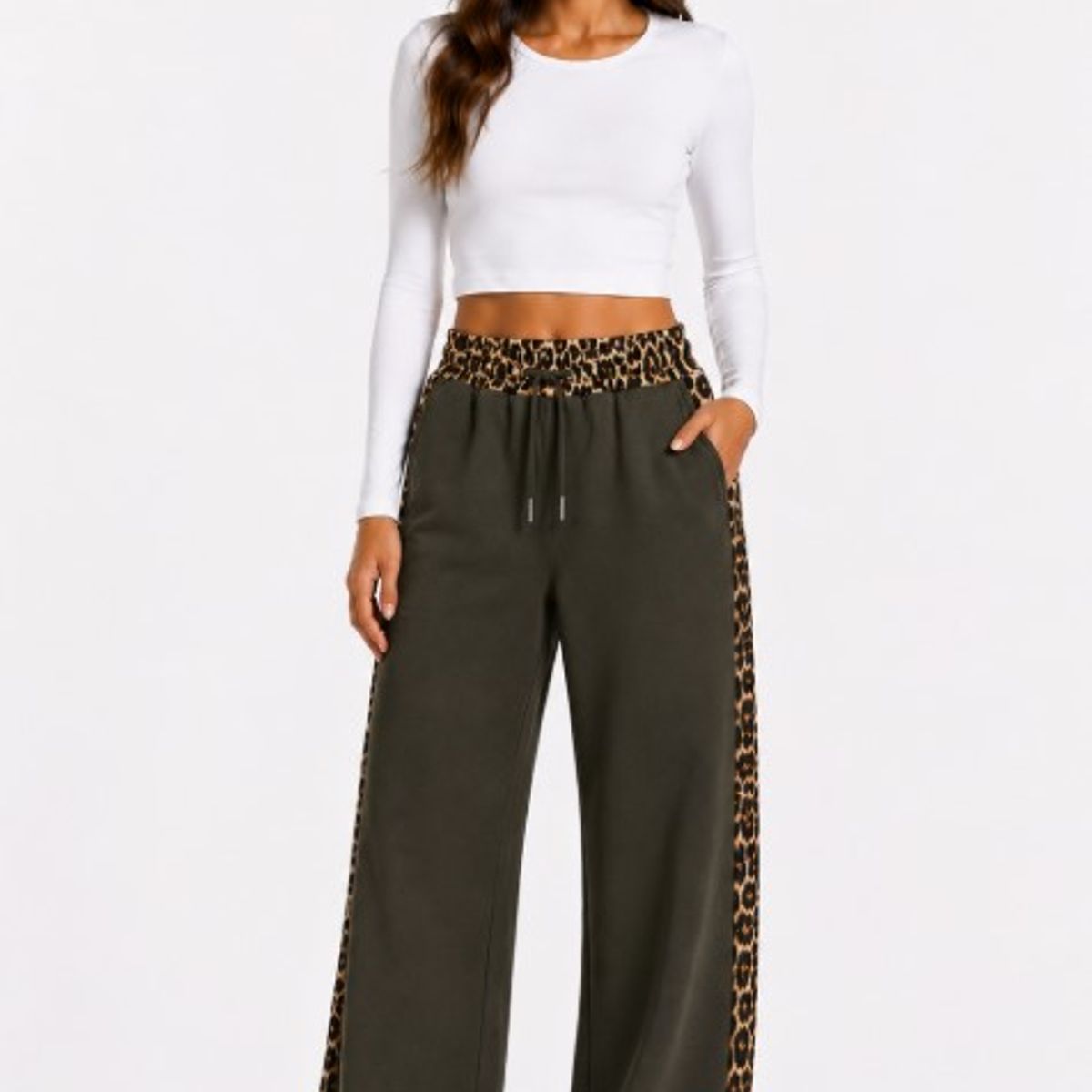 AGW - Palazzo print mujer casual