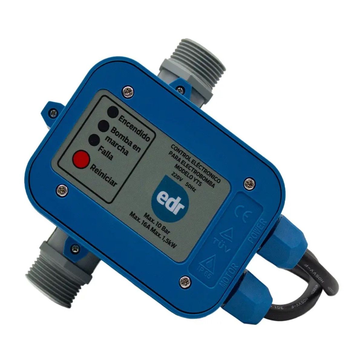 GENERICO - Controlador Electrónico Presión Para Bomba De Agua Hasta 2hp BELUG