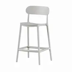 ESCANDINAVIA - Piso Taburete Silla alta bar cocina Oslo 65cm Gris Claro