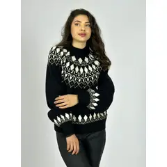 ENIGMATICA BOUTIQUE - Sweater Lana Diseño Tipo Rombo