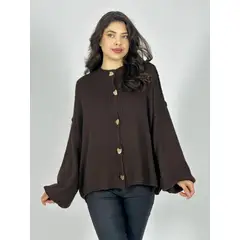 ENIGMATICA BOUTIQUE - Sweater Lana Botones Corazón